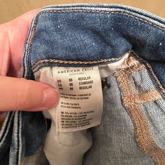 American Eagle curvy super high rise jeggings - Picture 6 of 6